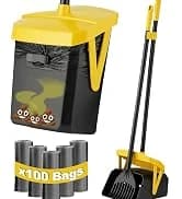 Dog Pooper Scooper — Swivel Bin and Rake Set with 100 Waste Bags — collection imagery