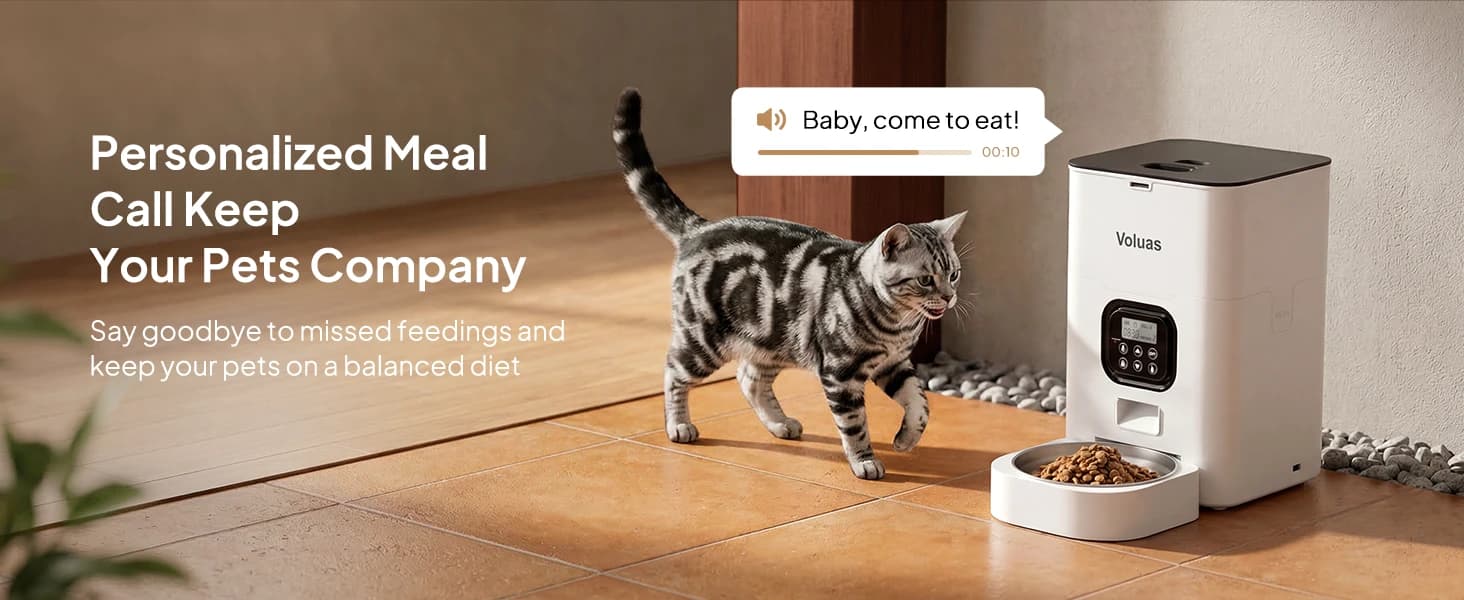 Automatic Cat Feeder — 4L Timed Dry Food Dispenser for Cats and Dogs — product details