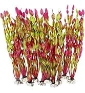 Aquarium Plants — 20 Pack Artificial Fish Tank Plants for Aquarium Decorations (Green) — collection imagery