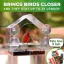 Window Bird Feeder with Strong Suction Cups