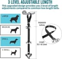 Dog Doorbells Premium Quality Training Potty Great Dog Bells Adjustable Door Bell Dog Bells for Potty Training