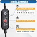 Aquarium Light Timer Dimmer Simulating Sunrise Sunset with Adjustment Brightness Timer 8/10/12h for 5-24V DC