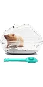 Hamster Peep Tunnel — 2-Chamber Wooden Hamster Hideout — product details