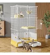 Guinea Pig Cage — Indoor Habitat Cage with Waterproof Plastic Bottom — collection imagery