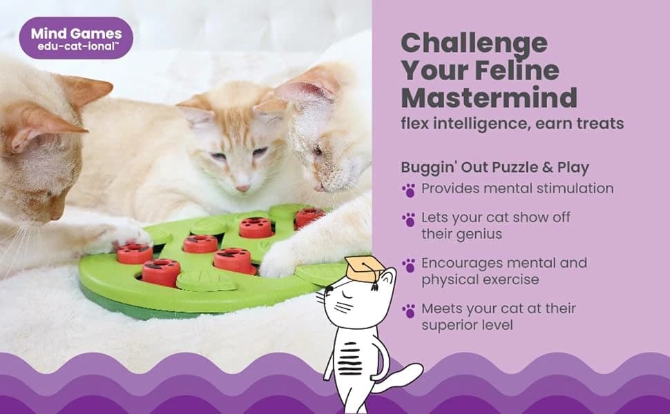 Nina Ottosson Melon Madness Puzzle and Play Cat Toy — product details