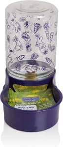 Reversible Waterer/Feeder for Rabbits and Other Small Animals. (Pack of 1),Purple