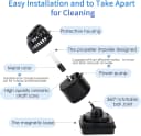 Mini Wave Maker for 15-40 Gallon Aquarium with Magnetic Mount Quiet Powerhead for Saltwater and Freshwater Fish
