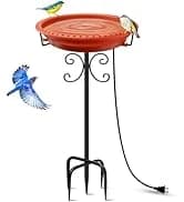 35In Metal Bird Bath for Outside — collection imagery