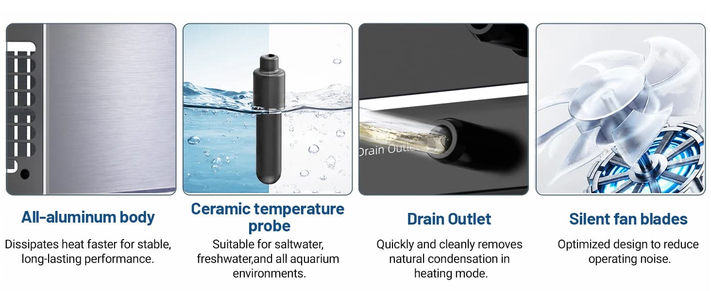 Mini Aquarium Chiller Semiconductor Cooler and Heater — product details