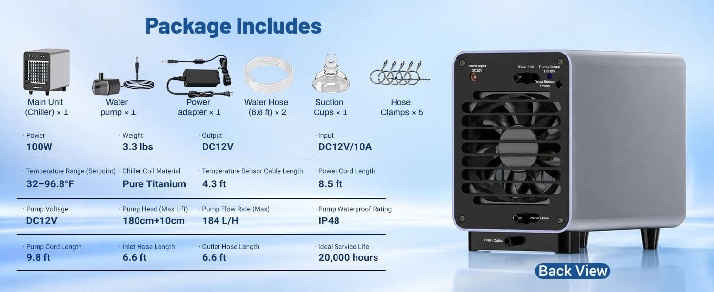 Mini Aquarium Chiller Semiconductor Cooler and Heater — product details