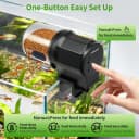 Automatic Fish Feeder for Aquarium One-Touch Easy Setup with 8/12/24 Timers