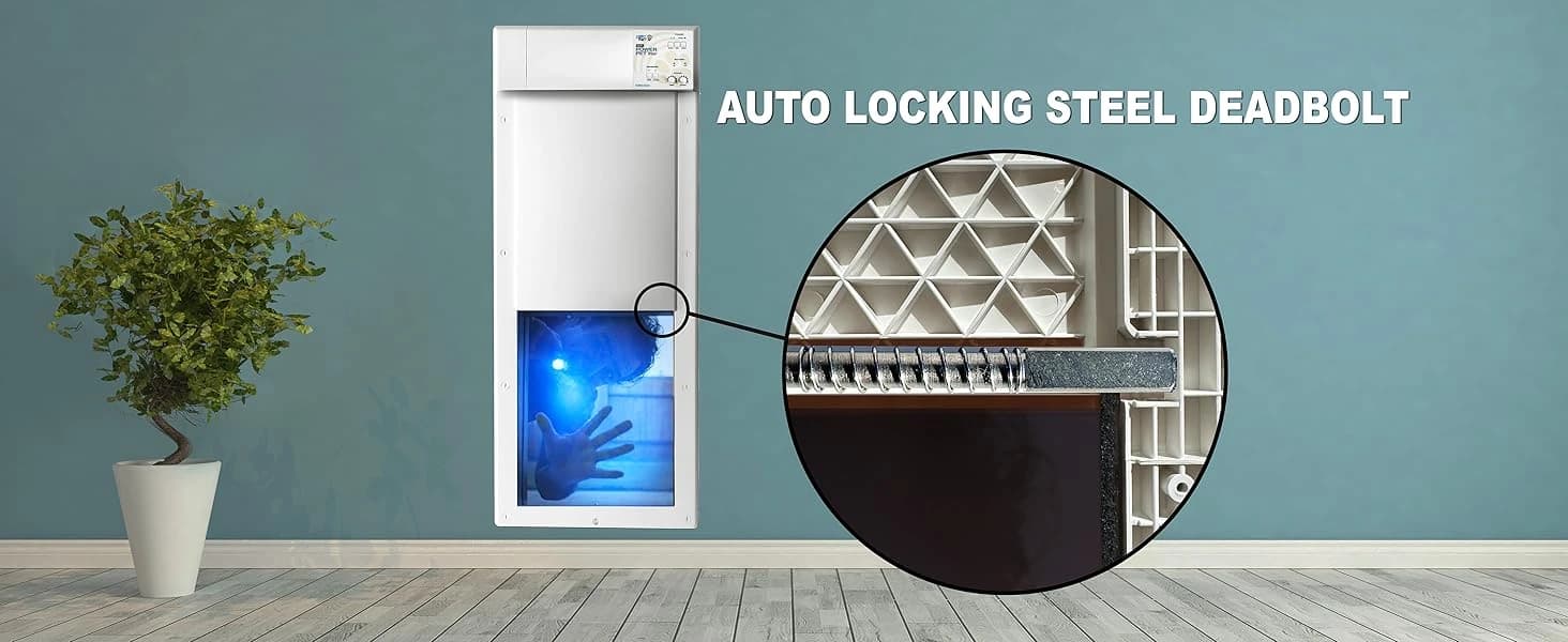 Genuine Power Pet Fully Automatic Pet Door from Brand. Pet Collar Operated — collection imagery