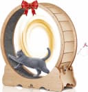 Cat Wheel — 46" XL Large Exercise Running Wheels with Detachable Carpet for Indoor Cats