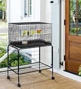 64-Inch Open Top Bird Cage for Parakeets and Cockatiels — collection imagery