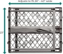 Paws Portable Pet Gate: 26-40" Wide Expandable