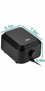 Mini Aquarium Air Stone, Small Bubble Stone Fish Tank Oxygen Stone Ultra Silent Deep Dissolving Oxygen Diffuser — product details