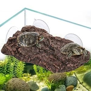 Turtle Basking Platform — Fish Tank Aquarium Tortoise Climbing Platform with 3 Suction Cups — collection imagery