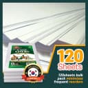 Bird Cage Liners — 120 Unscented Newsprint Sheets