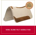 Wool Blend Felt Western Saddle Pad for Horses