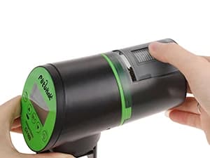 Automatic Fish Feeder for Aquarium Easy Setup & 4 Timers — Pour the Feed into the Feeder