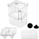 Aquarium Fish Breeder Box Plastic Fish Isolation Breeding Box Hatching Incubator Box for Baby Fishes Shrimp