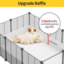 Guinea Pig Cage — Indoor Habitat Cage with Waterproof Plastic Bottom