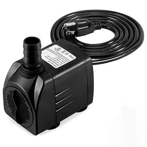 400GPH Submersible Fountain Water Pump for Pond Aquarium Hydroponics — product details