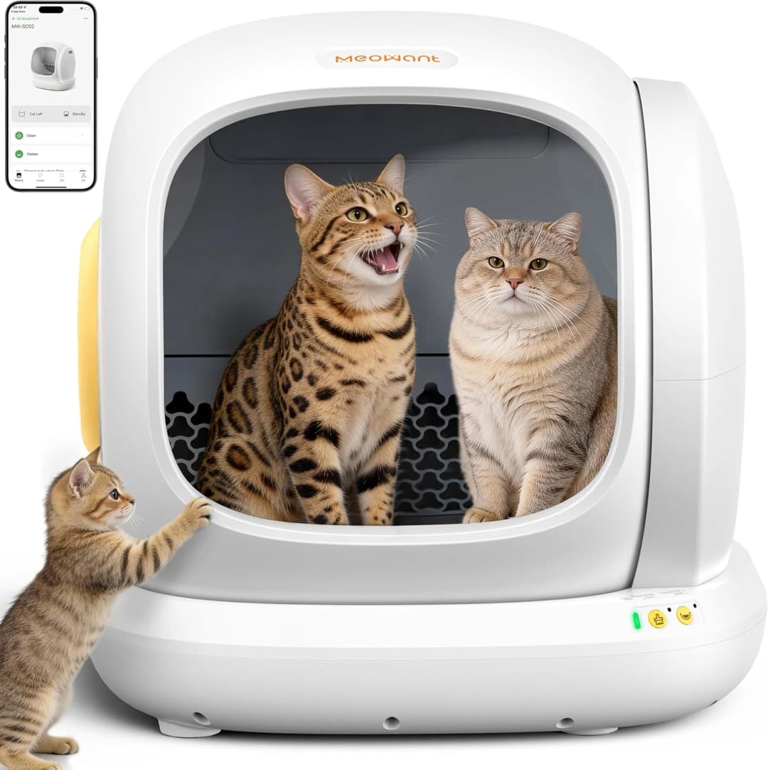 Self-Cleaning Cat Litter Box