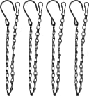 4-Pack 25.5 Inch Hanging Chain with Hooks for Hanging Bird Feeders
