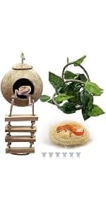 2 Pack Large Bearded Dragon Hammock,30"x7"Lizard Climbing Lounger — product details
