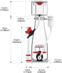 DC Protein Skimmer with Controllable Pinwheel Pump (N130 Plus)