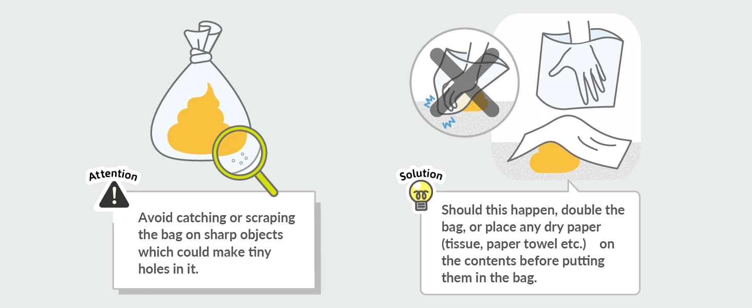 Amazing Odor Sealing Cat Waste Disposal Bags - Durable — product details