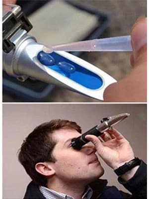 Salinity Refractometer for Seawater and Marine Fishkeeping Aquarium 0-100 PPT with Automatic Temperature — Digital refractometer — Hydrometers or this kind of Optical Refractometer?