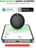 2026 Air Tags 4 Pack Tracker Tag for Android and iOS - Bluetooth Tracker with IP68 Waterproof