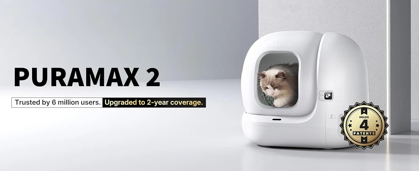 PuraMax 2 Odor Free Automatic Cat Litter Box — product details