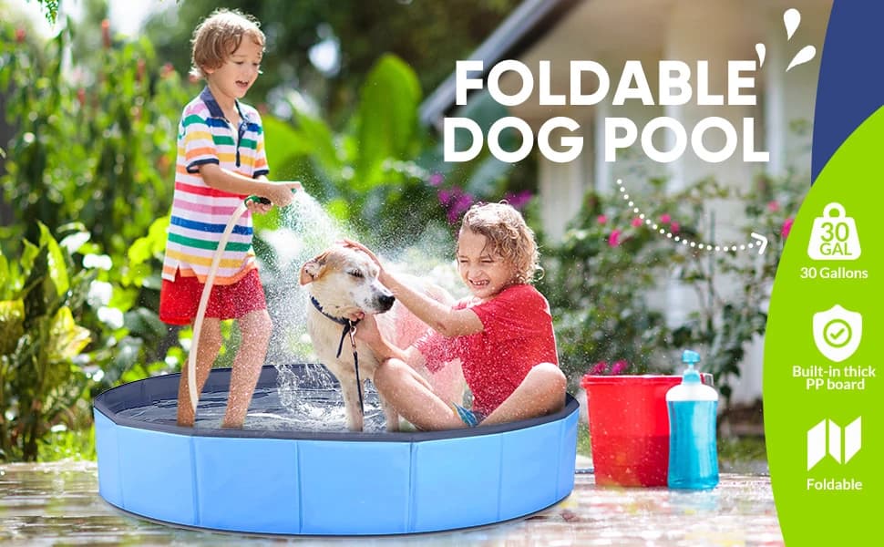 Dog Pool — Foldable Pet Swimming Pool with 6mm High-Strength PP Board — product details