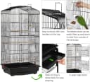 64-Inch Open Top Bird Cage for Parakeets and Cockatiels