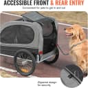 Dog Bike Trailer — Supports up to 88 lbs
