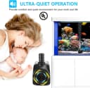 400GPH Submersible Fountain Water Pump for Pond Aquarium Hydroponics