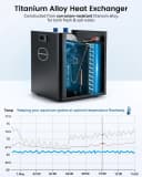 1/10 HP Aquarium Chiller 42 Gal Fish Tank Water Chiller 110V