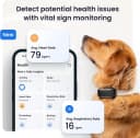XL Smart Dog GPS Tracker | Live Pet Tracker with Virtual Fence | Vital Signs Monitoring of Heart and