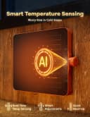 Smart Chicken Coop Heater — 200W Radiant Heat Panel with Temperature Sensor