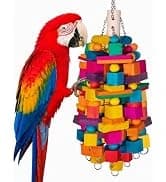 4PCS Bird Parrot Foraging Toys Parakeet Chewing Hanging Toy Shredded Paper Cage Accessories for Small Parrots — collection imagery