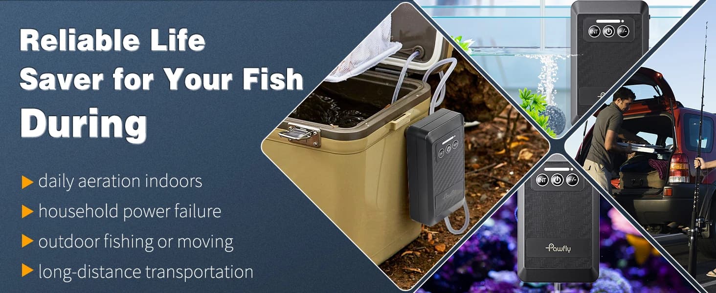 Aquarium Lithium Battery Powered Air Pump USB Rechargeable Oxygen Pump Portable Live Bait Aerator Pump for — product details