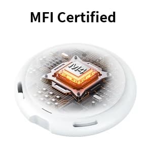 2 Pack Tracker Tags — Finder Apple Find My MFi Certified Waterproof iOS Only — collection imagery