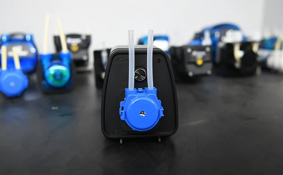 KCP-X Mini Peristaltic Pump 24V Low Flow Rate 19-65ml/min — KCP-X Compact Adjustable Peristaltic Pump