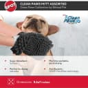 Clean Paws Chenille Microfiber Dog Towel Mitt - Super Absorbent