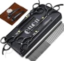 Dog Grooming Scissors Kit — 7 Inch Safety Pet Cat Shears Set