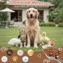 Pet cat-dog food-scoop measuring — 1-cup - Food-grade 304 stainless steel material | 1-Cup capacity | Precision