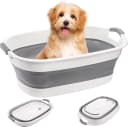 Collapsible Pet Bathtub with Water Drain Plug